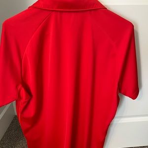 Puma men’s golf shirt, red